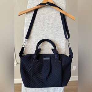 Vera Bradley Hadley Satchel Classic Navy Quilted Bag NWT